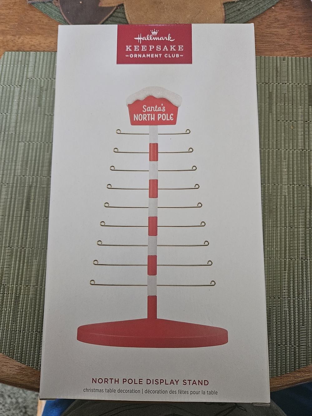 2024 Member's Exclusive North Pole Display Stand, Tree Skirt, and Two Ornaments